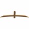 Ekena Millwork Bellingham Timber Gable Bracket, Western Red Cedar, 60"W x 17"H x 1 1/2"D x 3 1/2"F, 7/12 Pitch GBW060X17X0204BEL00SWR - alternate 5